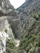 A la sortie des gorges